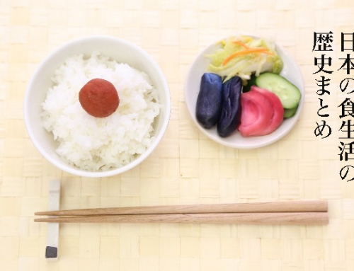 日本の食生活の歴史のまとめ
